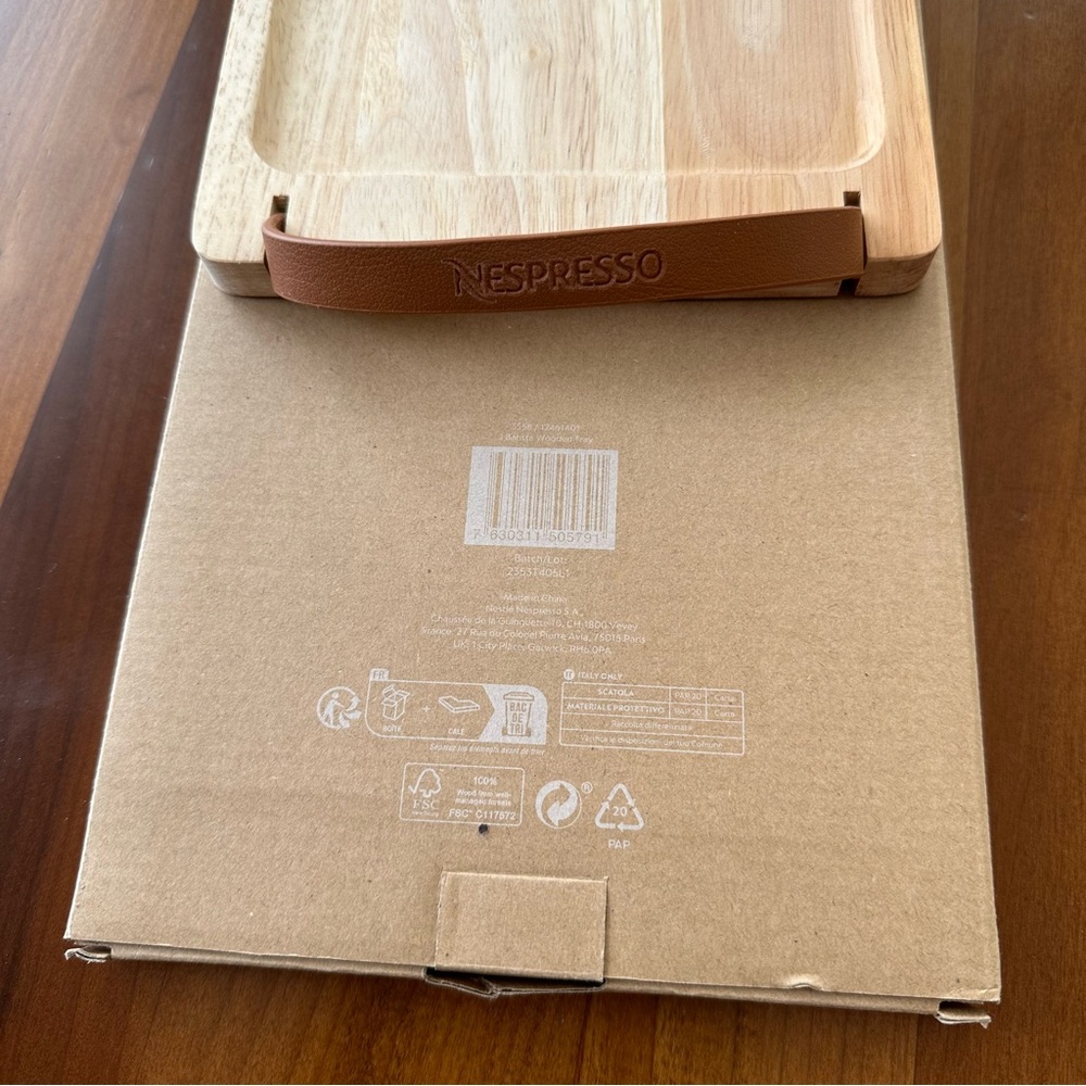 Nespresso Barista Wooden Tray - Picture 2 of 6